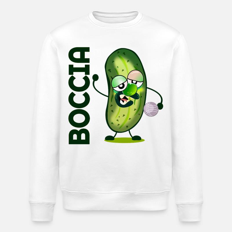 Concombre Boccia - Sweat bio ROLLER Stanley/Stella Unisexe - blanc