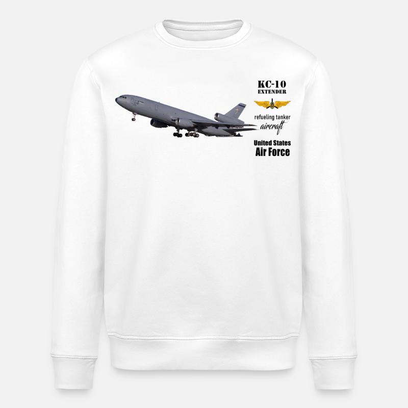 KC-10 Extender - Stanley/Stella Unisex Bio-Sweatshirt ROLLER - Weiß