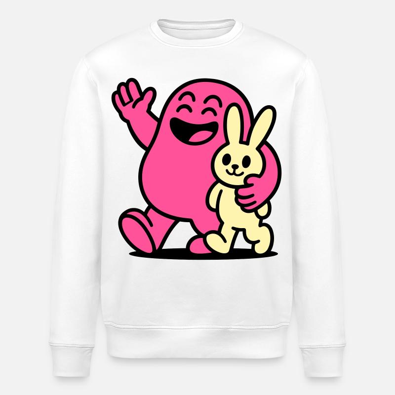 Heureux amis ! - Sweat bio ROLLER Stanley/Stella Unisexe - blanc