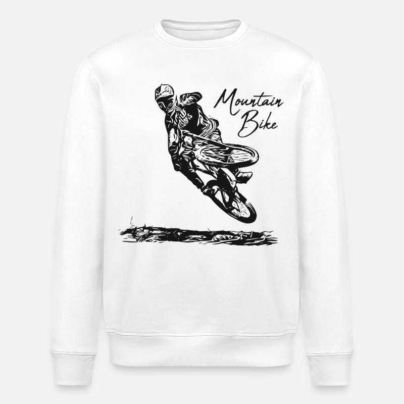 Trail Sprinter - Stanley/Stella ROLLER Unisex Organic Sweatshirt - white