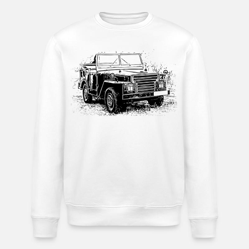 Classiques orientaux sur roues - Sweat bio ROLLER Stanley/Stella Unisexe - blanc