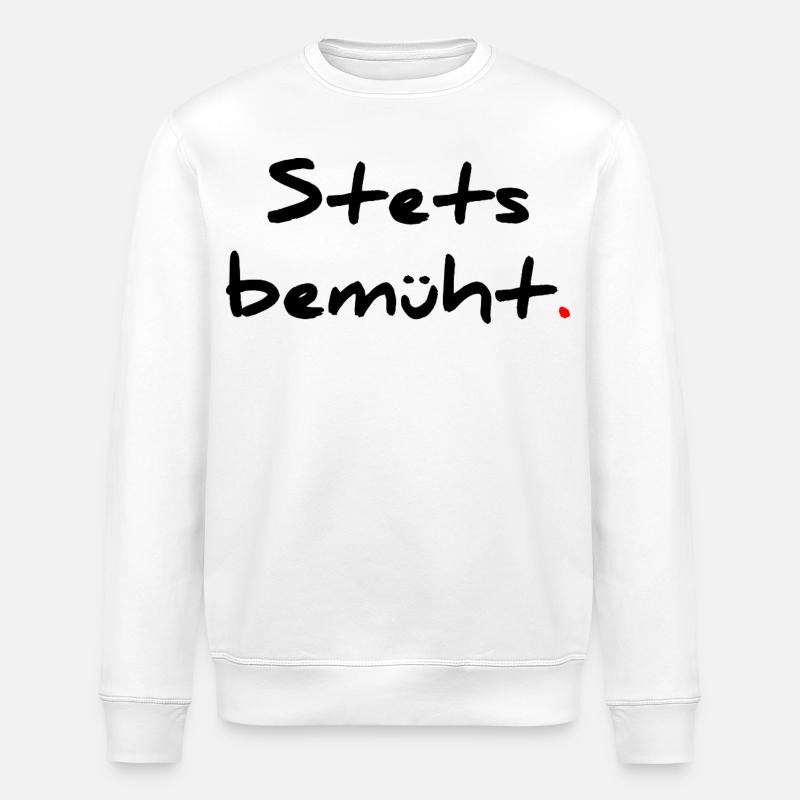 Stets bemüht - Stanley/Stella Unisex Bio-Sweatshirt ROLLER - Weiß