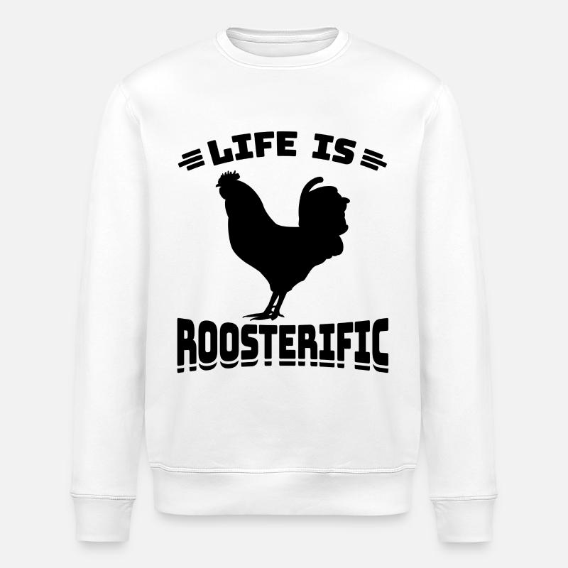Lustige Bauernwitze - Stanley/Stella Unisex Bio-Sweatshirt ROLLER - Weiß