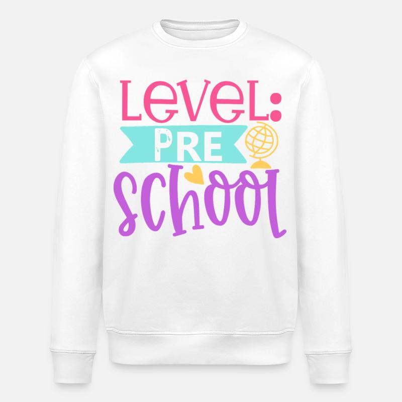 Level: Vorschule - Stanley/Stella Unisex Bio-Sweatshirt ROLLER - Weiß