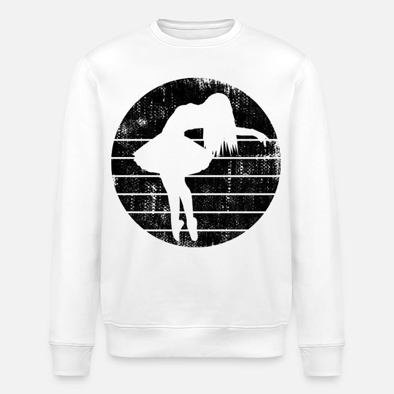 Ballettmädchen - Stanley/Stella Unisex Bio-Sweatshirt ROLLER - Weiß