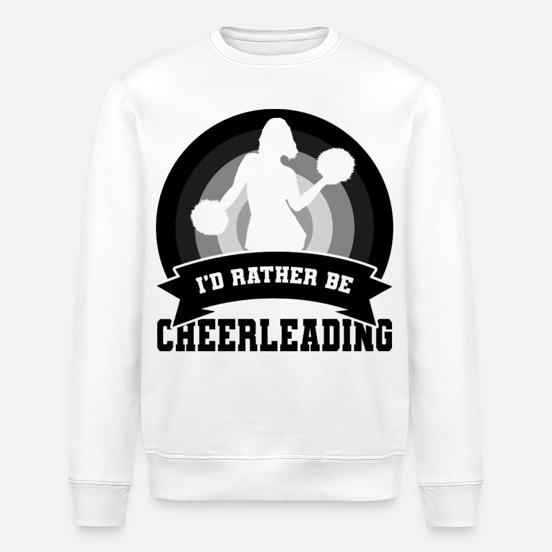 Cheerleader Spruch - Stanley/Stella Unisex Bio-Sweatshirt ROLLER - Weiß