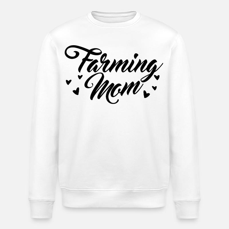 Bauernhof Mutter - Stanley/Stella Unisex Bio-Sweatshirt ROLLER - Weiß
