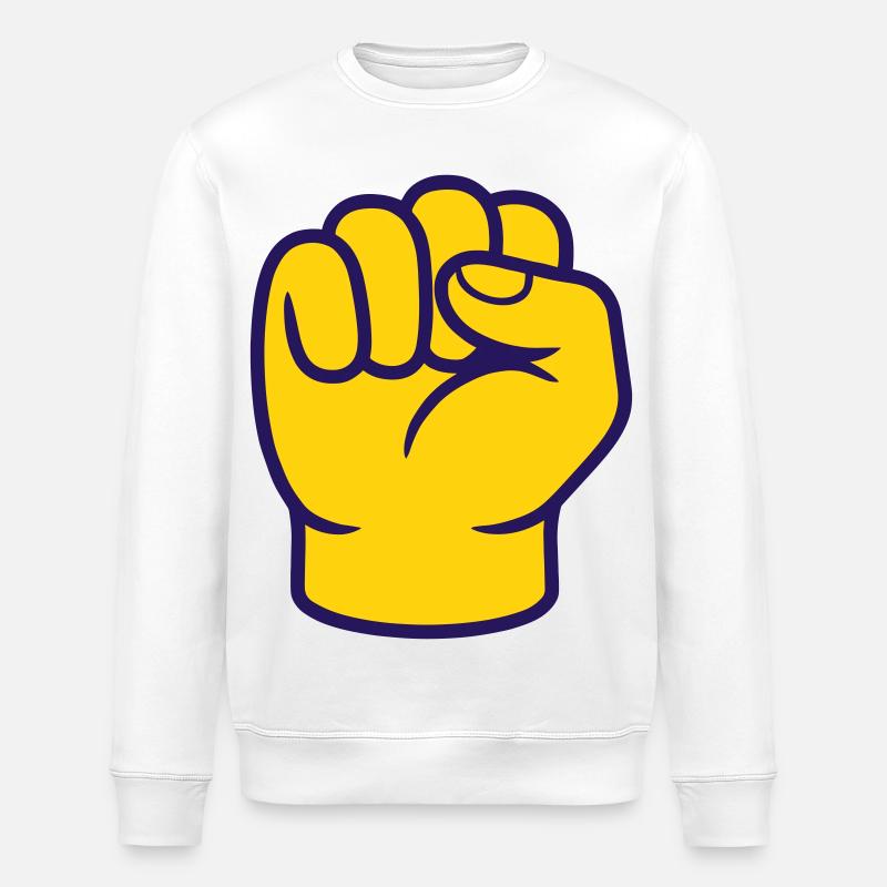 Faust/ Solidarität - Stanley/Stella Unisex Bio-Sweatshirt ROLLER - Weiß