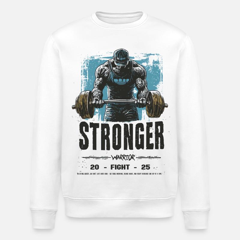 Stronger - Stanley/Stella Unisex Bio-Sweatshirt ROLLER - Weiß
