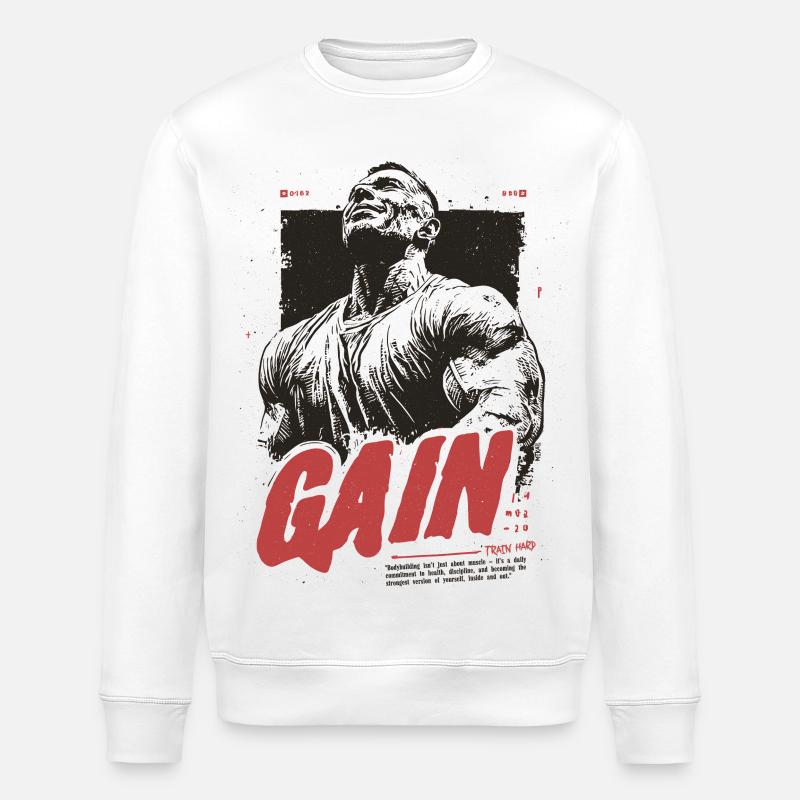 Kampfgeist  - Stanley/Stella Unisex Bio-Sweatshirt ROLLER - Weiß