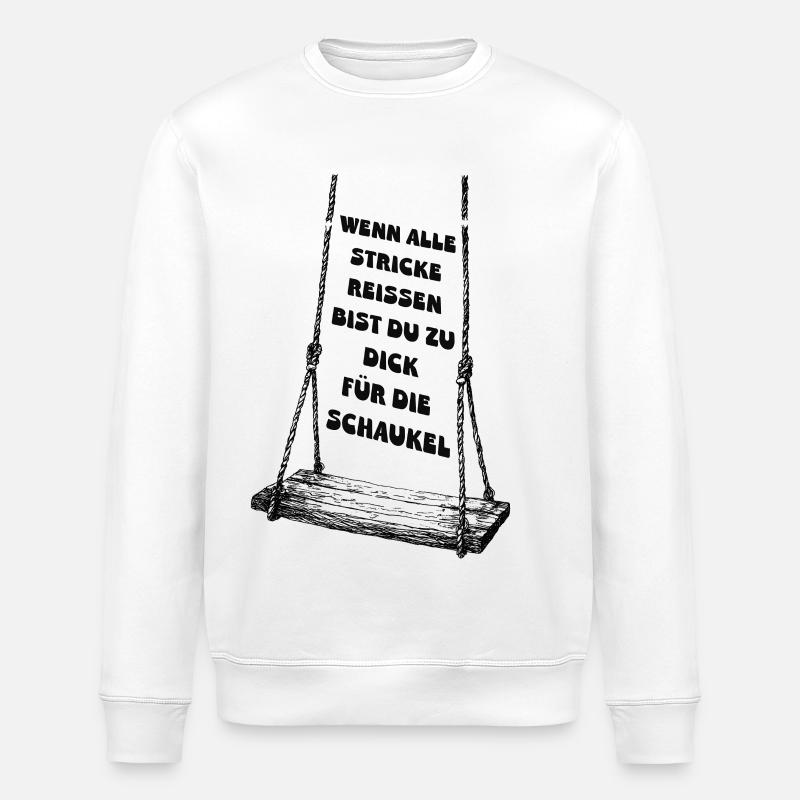 Quand tout le reste échoue - Sweat bio ROLLER Stanley/Stella Unisexe - blanc