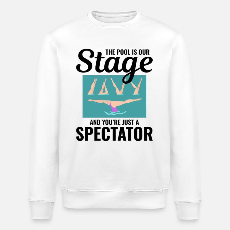 Nageurs synchronisés en eau libre - Sweat bio ROLLER Stanley/Stella Unisexe - blanc