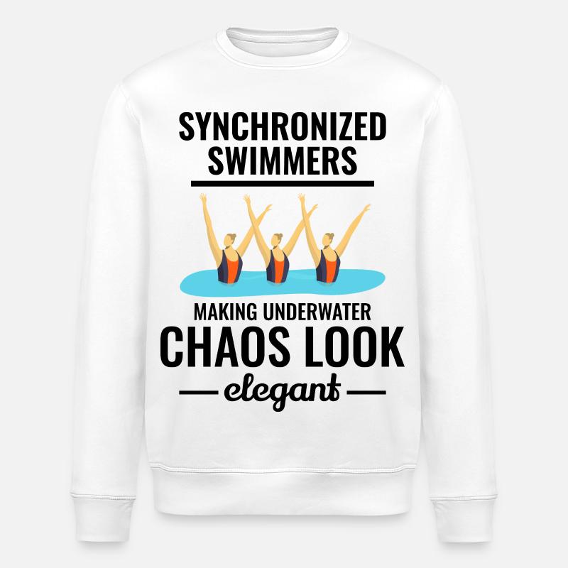 Conception du trio de nage synchronisée - Sweat bio ROLLER Stanley/Stella Unisexe - blanc