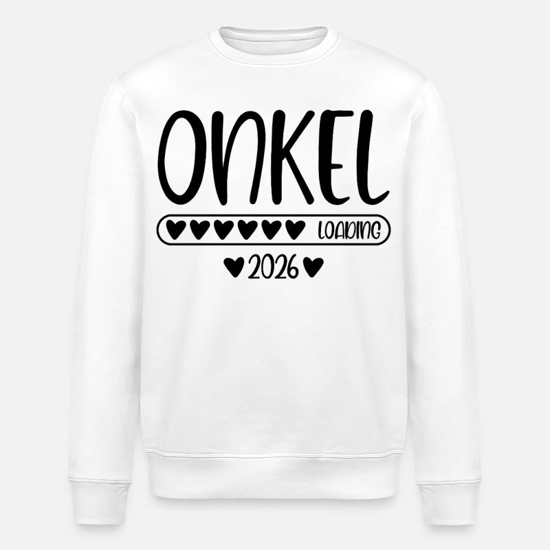 Onkel 2026 loading - Stanley/Stella Unisex Bio-Sweatshirt ROLLER - Weiß