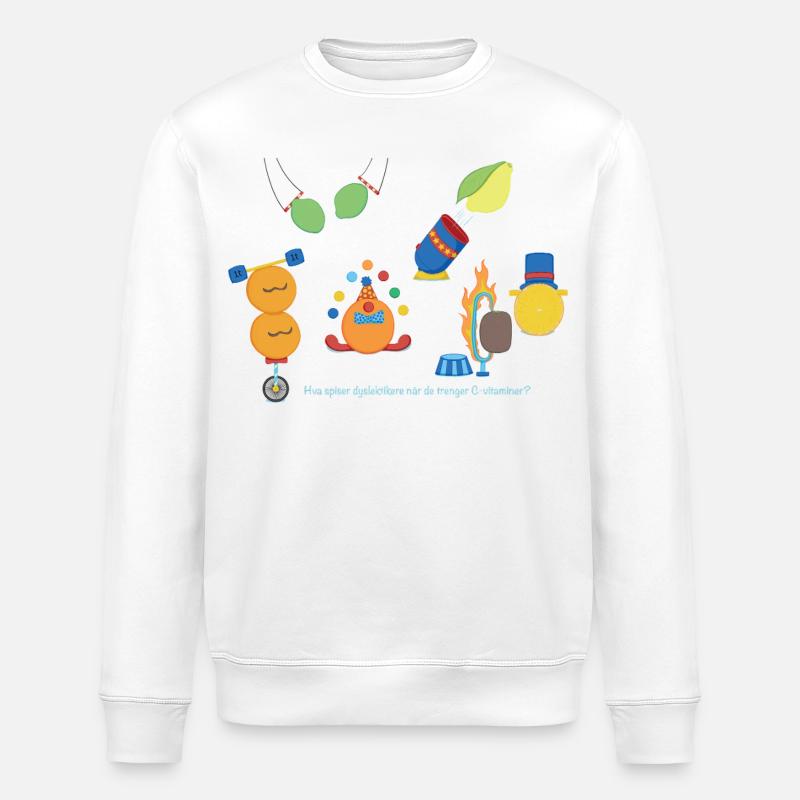 fruits du cirque - Sweat bio ROLLER Stanley/Stella Unisexe - blanc
