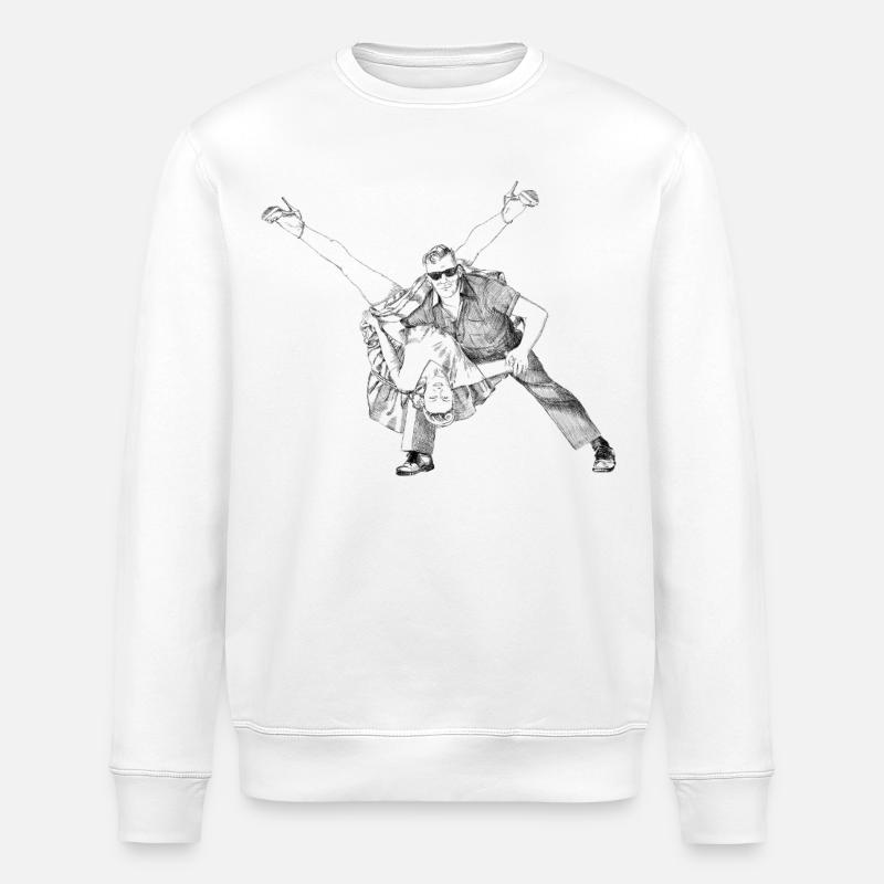 rock-n-roll - Stanley/Stella Unisex Bio-Sweatshirt ROLLER - Weiß