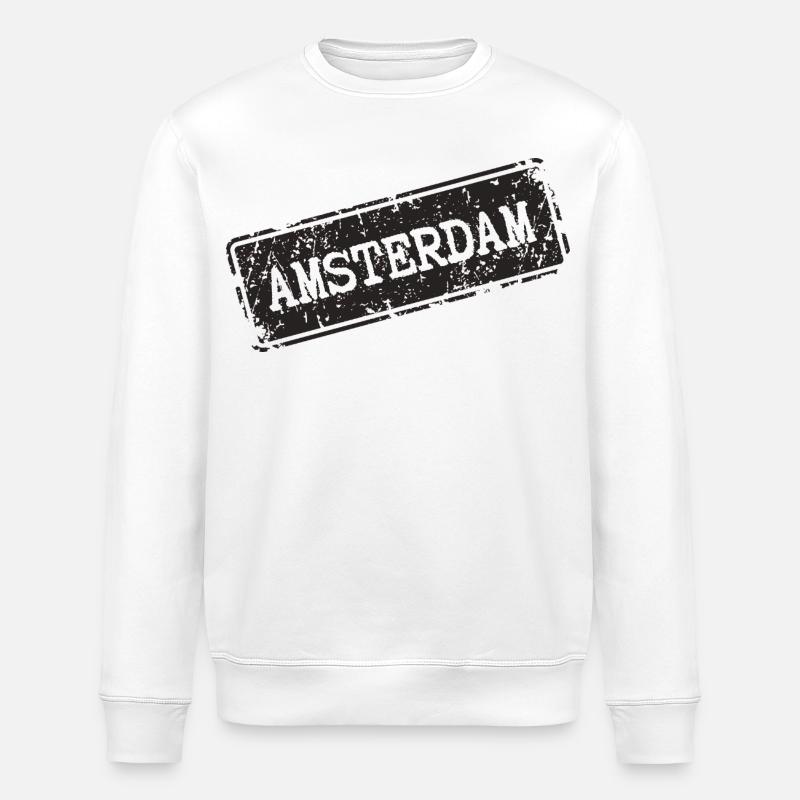 Amsterdam - Stanley/Stella Unisex Bio-Sweatshirt ROLLER - Weiß