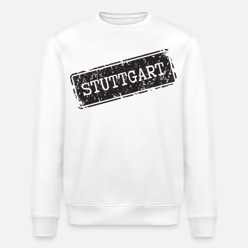 Stuttgart Stadtname Urban Design - Stanley/Stella Unisex Bio-Sweatshirt ROLLER - Weiß
