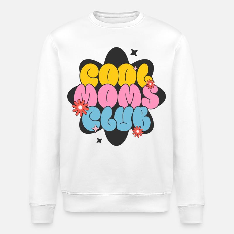 Club des mamans cool - Sweat bio ROLLER Stanley/Stella Unisexe - blanc