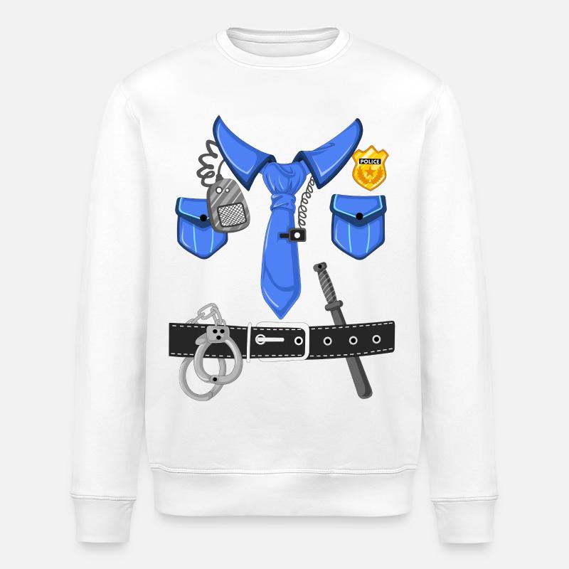 Polizeiuniform und Zubehör - Stanley/Stella Unisex Bio-Sweatshirt ROLLER - Weiß