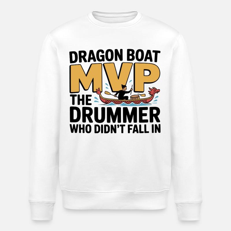 Drachenboot - Stanley/Stella Unisex Bio-Sweatshirt ROLLER - Weiß