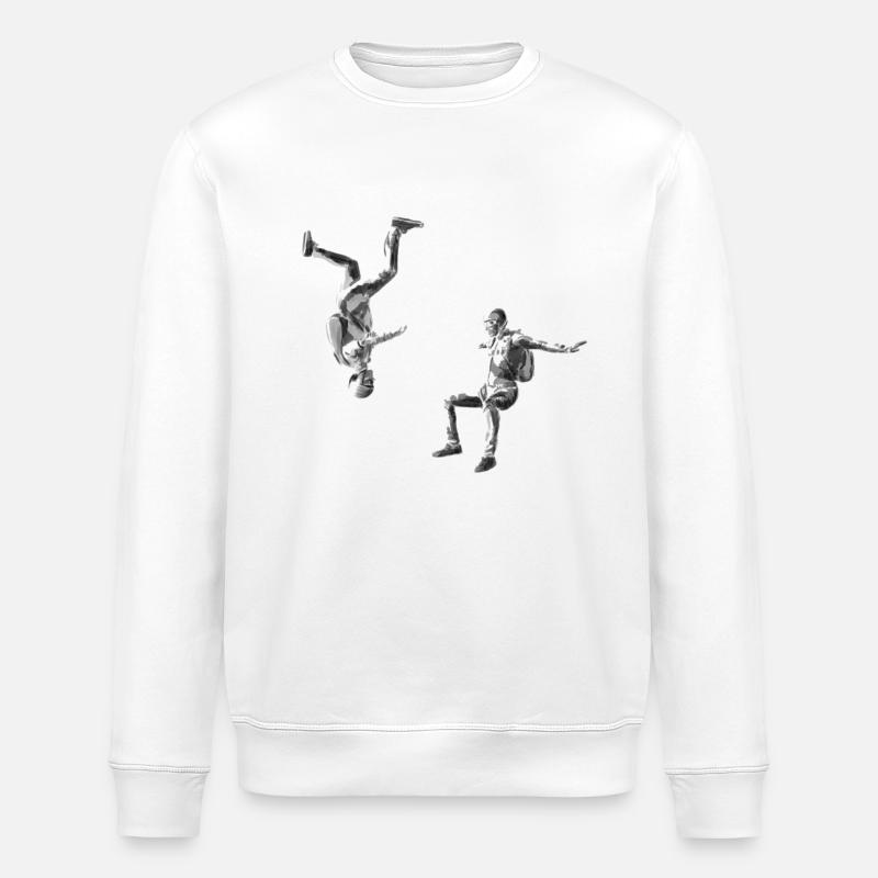 Nage libre - Sweat bio ROLLER Stanley/Stella Unisexe - blanc