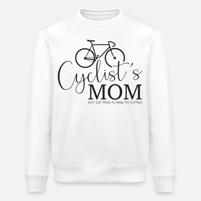 Die Mutter des Radfahrers - Stanley/Stella Unisex Bio-Sweatshirt ROLLER - Weiß