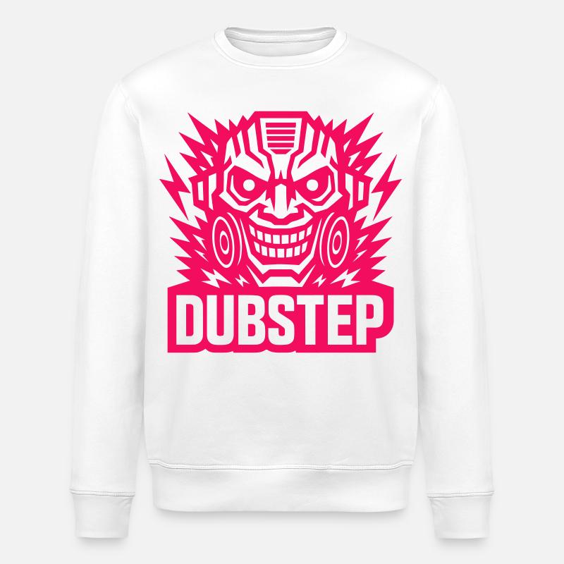 Masque de puissance Dubstep - Sweat bio ROLLER Stanley/Stella Unisexe - blanc