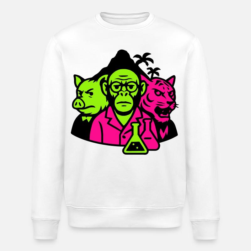 Strange Island - Stanley/Stella Unisex Bio-Sweatshirt ROLLER - Weiß