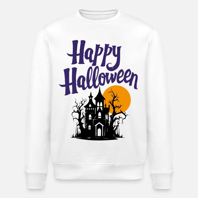Joyeux halloween - Sweat bio ROLLER Stanley/Stella Unisexe - blanc
