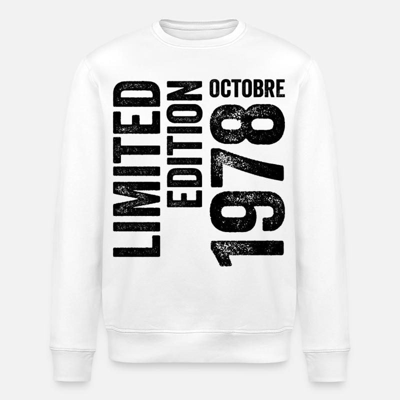 1978 - Sweat bio ROLLER Stanley/Stella Unisexe - blanc