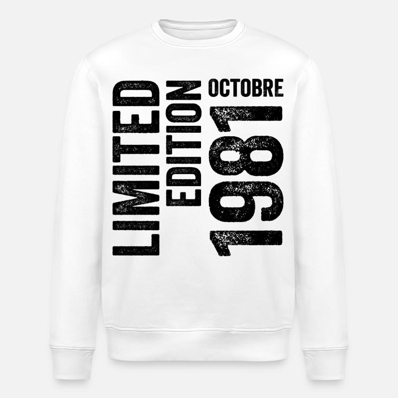 1981 - Sweat bio ROLLER Stanley/Stella Unisexe - blanc