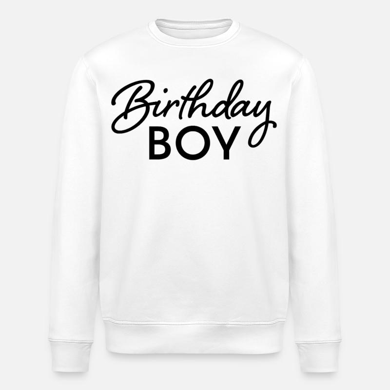 Garçon d’anniversaire - Sweat bio ROLLER Stanley/Stella Unisexe - blanc