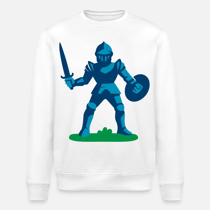 Wächter des Ritterwegs - Stanley/Stella Unisex Bio-Sweatshirt ROLLER - Weiß