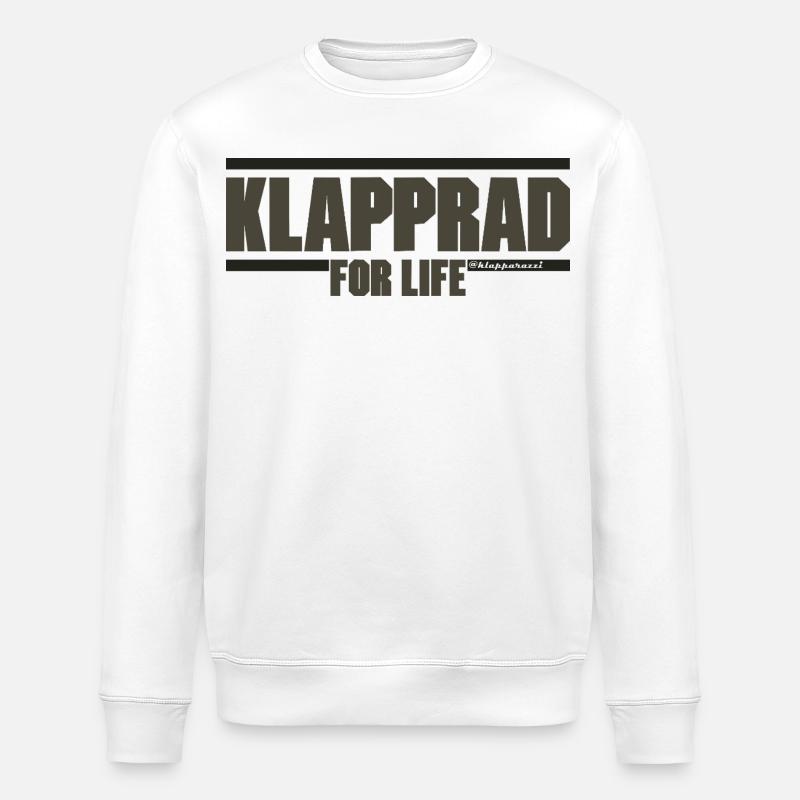 Klapprad_for_Life - Stanley/Stella Unisex Bio-Sweatshirt ROLLER - Weiß