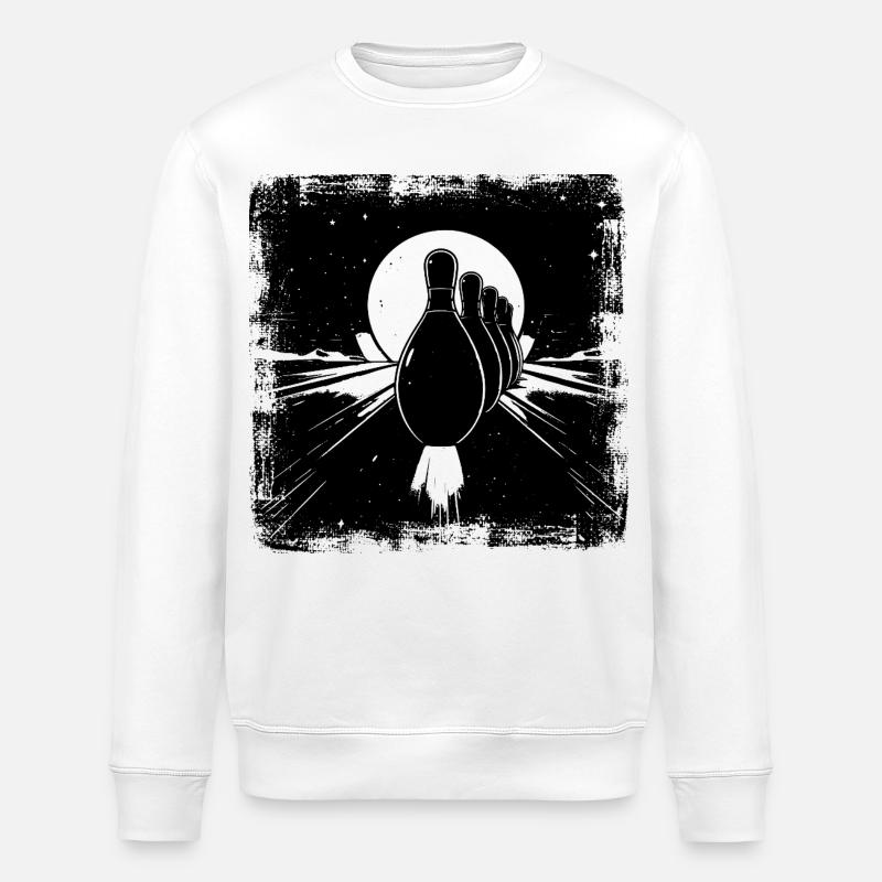 Bowling - Sweat bio ROLLER Stanley/Stella Unisexe - blanc