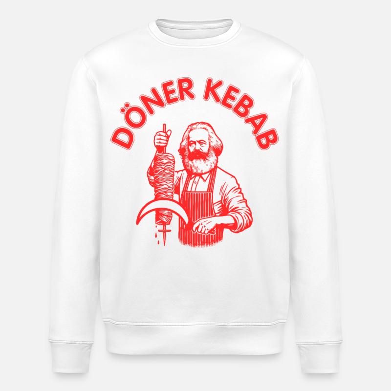 Döner kebab - Sweat bio ROLLER Stanley/Stella Unisexe - blanc