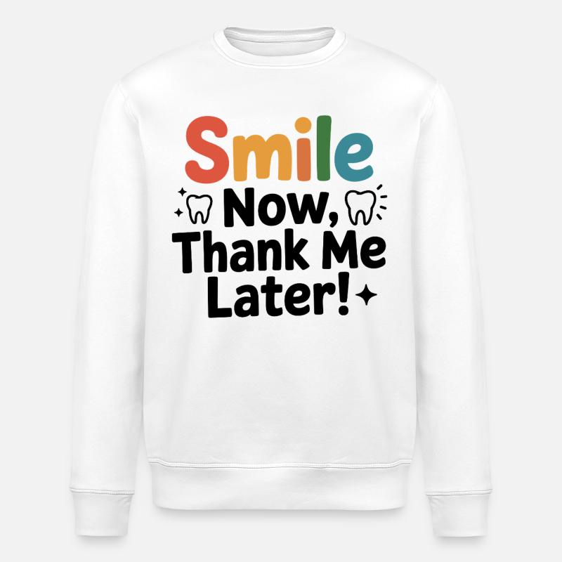 Dental Lab Technician Pride  - Stanley/Stella ROLLER Unisex Organic Sweatshirt - white