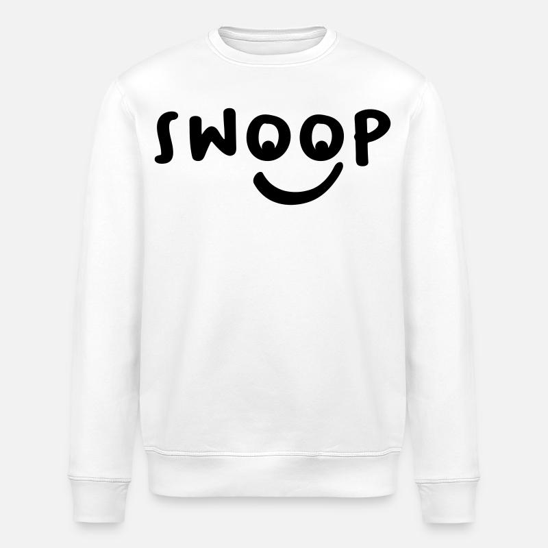 Swoop Face Laugh Cadeau - Sweat bio ROLLER Stanley/Stella Unisexe - blanc