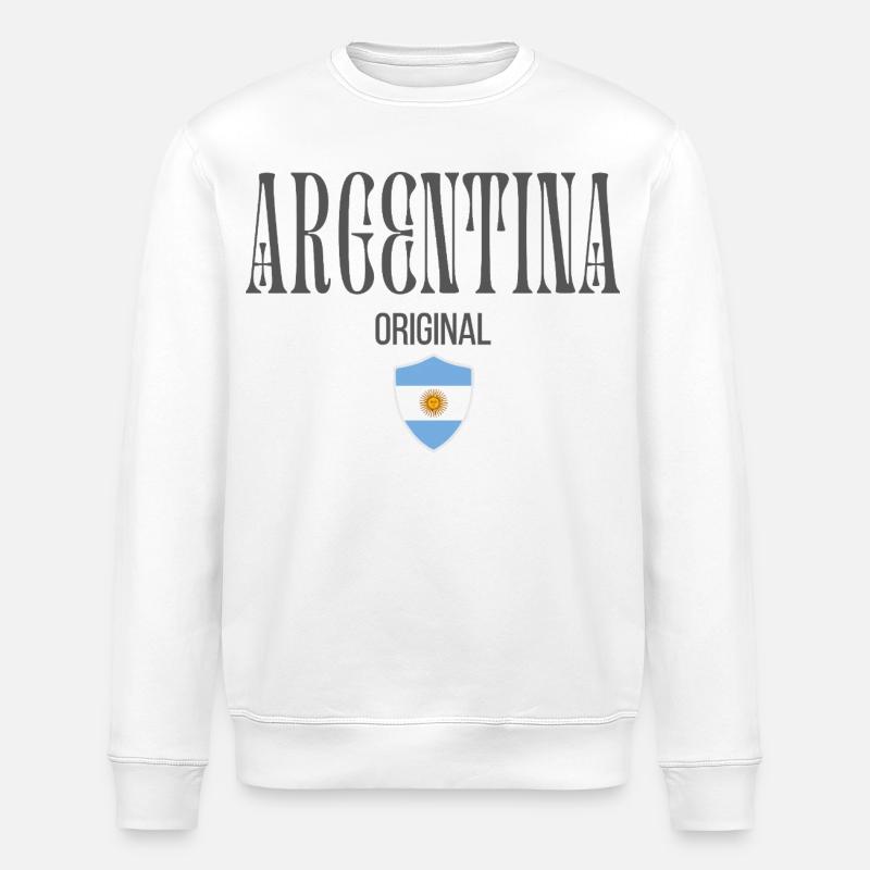 Originaire d’Argentine, né en Argentine - Sweat bio ROLLER Stanley/Stella Unisexe - blanc