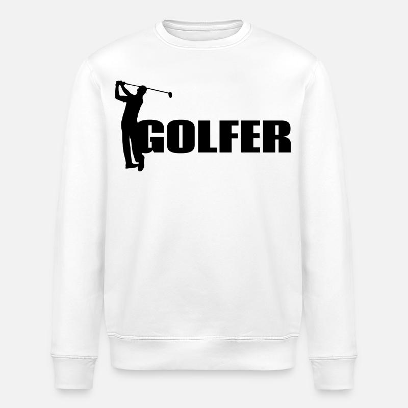 Golfer - Stanley/Stella Unisex Bio-Sweatshirt ROLLER - Weiß