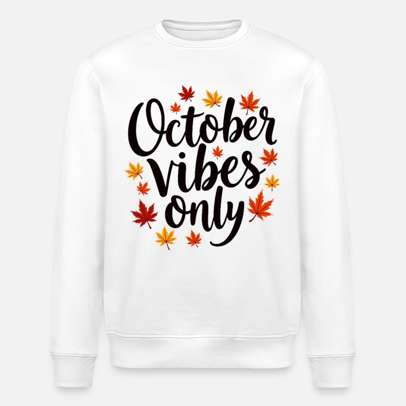 Onction Seulement Automne Dicton - Sweat bio ROLLER Stanley/Stella Unisexe - blanc