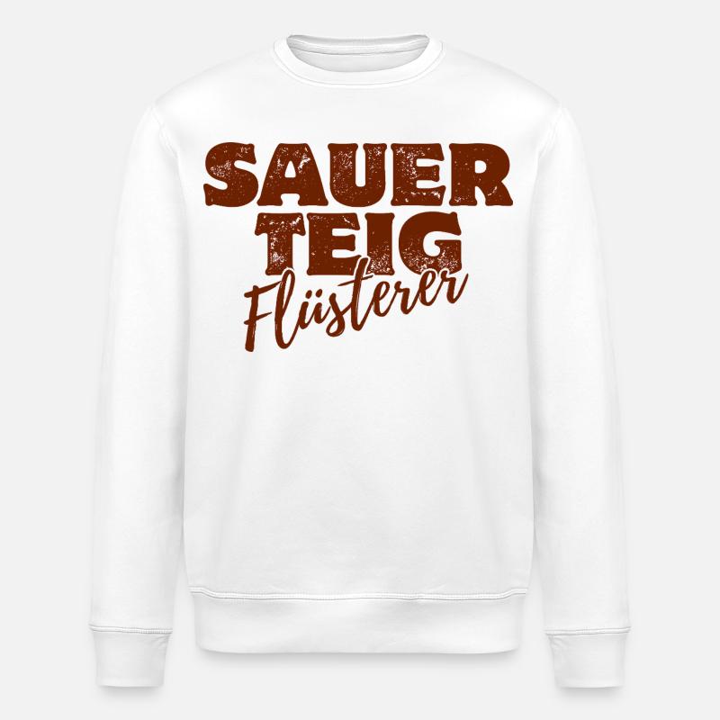 Sauerteig Flüsterer - Stanley/Stella Unisex Bio-Sweatshirt ROLLER - Weiß