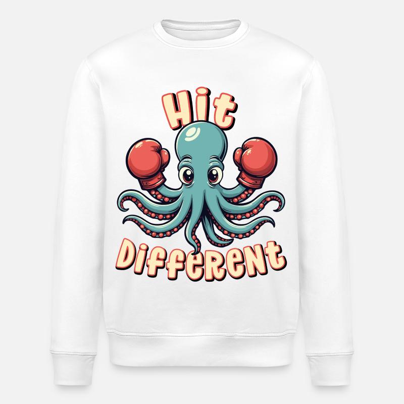 Anders treffen - Stanley/Stella Unisex Bio-Sweatshirt ROLLER - Weiß