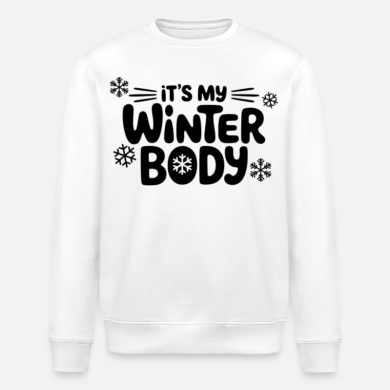 Winter-Körper - Stanley/Stella Unisex Bio-Sweatshirt ROLLER - Weiß