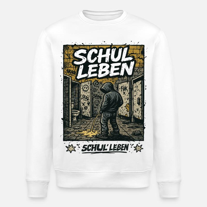 Schulleben - Stanley/Stella Unisex Bio-Sweatshirt ROLLER - Weiß