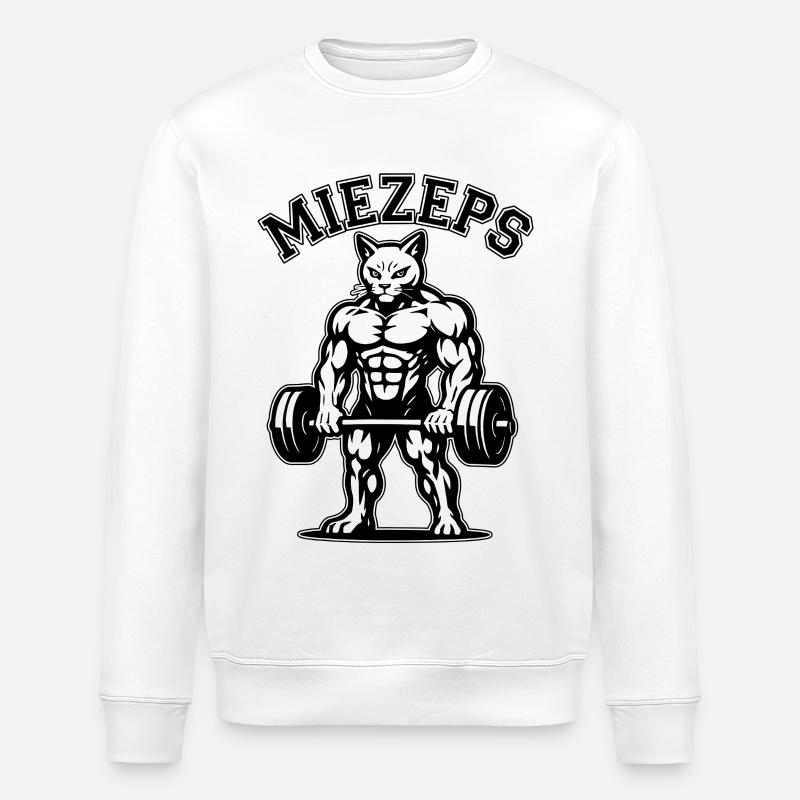 Kitty - Muscles endoloris - Chat - Dire - Sweat bio ROLLER Stanley/Stella Unisexe - blanc