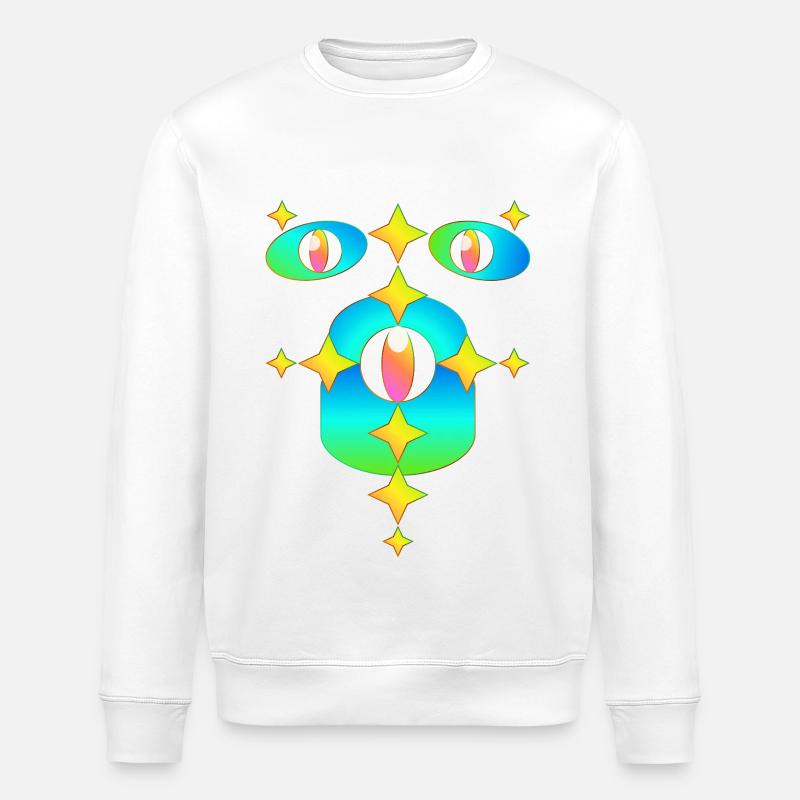 Tausend Sterne - Stanley/Stella Unisex Bio-Sweatshirt ROLLER - Weiß