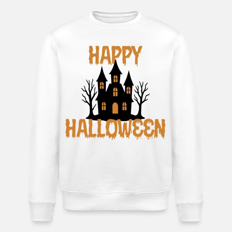 Joyeux halloween - Sweat bio ROLLER Stanley/Stella Unisexe - blanc