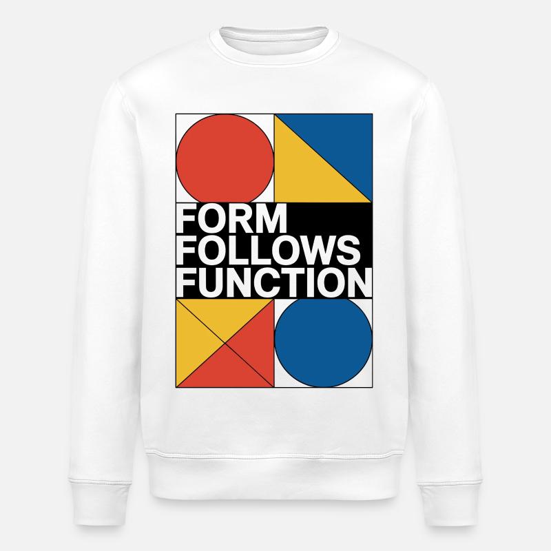 Bauhaus Architecture Architecte - Sweat bio ROLLER Stanley/Stella Unisexe - blanc